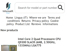 Tablet Screenshot of informatikshop.com